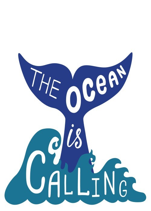 Αφίσα Poster The ocean is calling