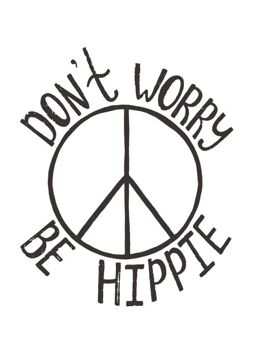 Αφίσα Poster Be hippie