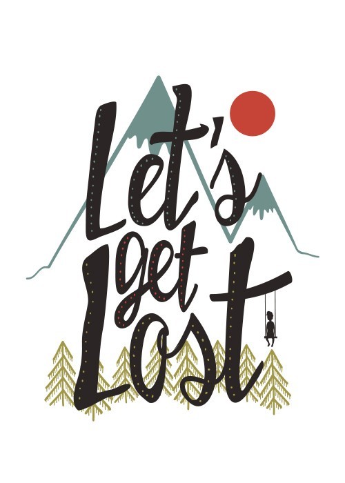 Αφίσα Poster Let's get lost