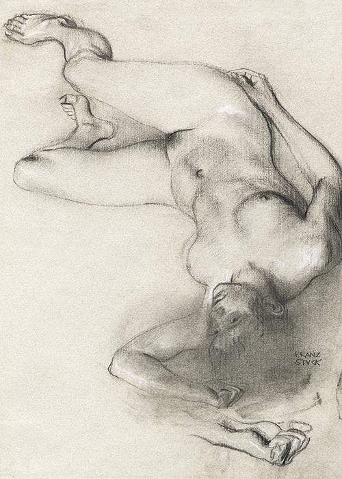 Αφίσα Poster Ξαπλωμένη γυμνή γυναίκα