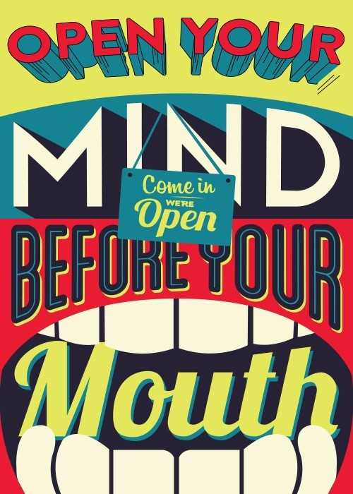 Αφίσα Poster Άνοιξε το μυαλό σου