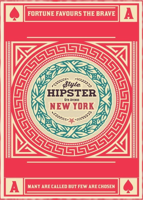 Αφίσα Poster Hipster New York 2