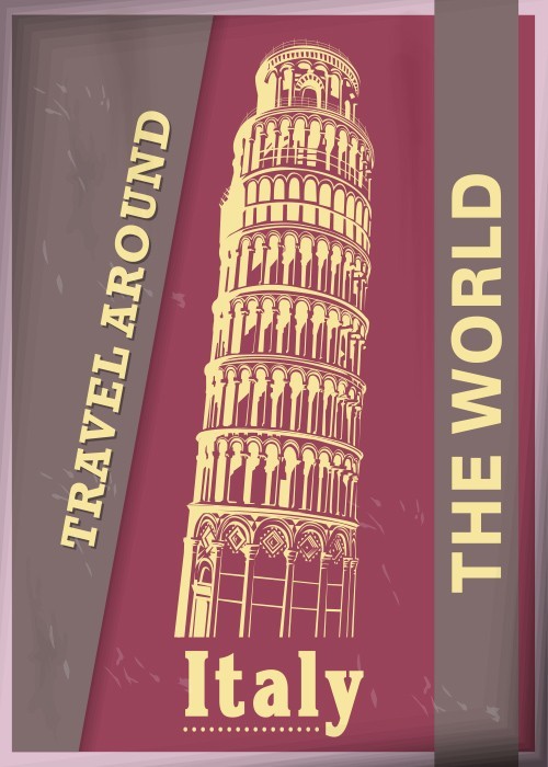 Αφίσα Poster Ο πύργος της Πίζας!