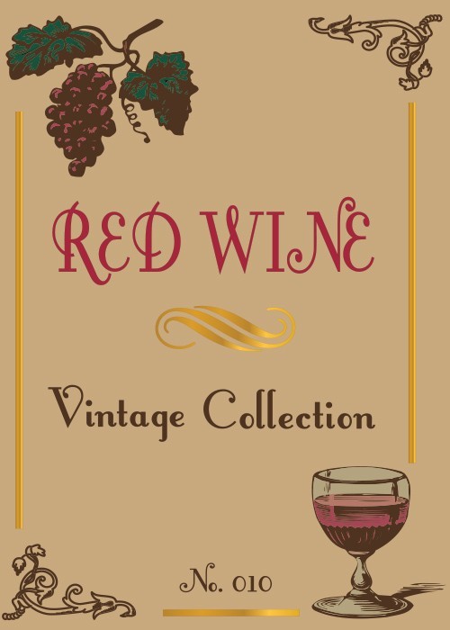 Αφίσα Poster Κόκκινο κρασί