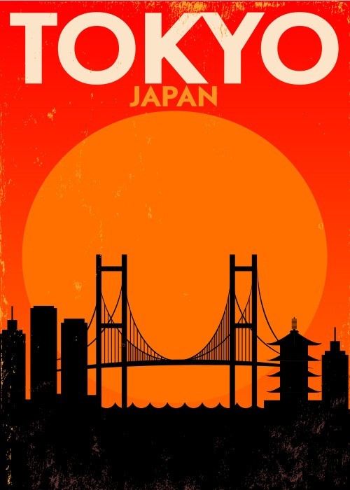 Αφίσα Poster Tokyo - Japan 