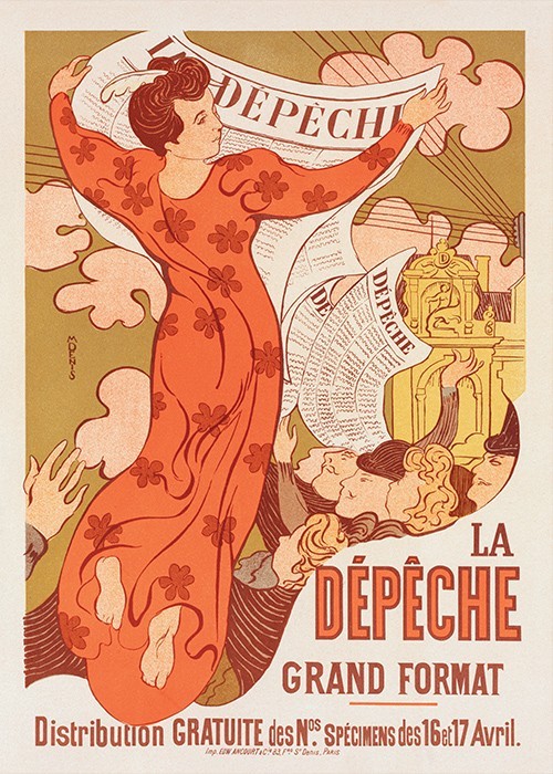 Αφίσα Poster La Dépêche 