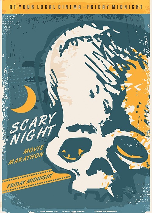 Αφίσα Poster Scary Night