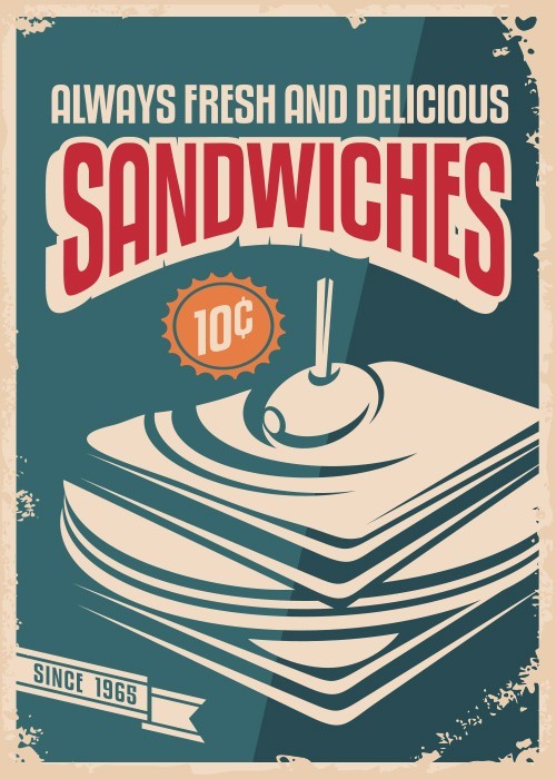 Αφίσα Poster Sandwitches