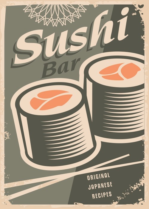 Αφίσα Poster Sushi bar