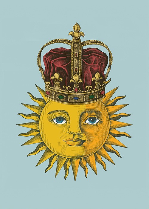  Αφίσα Poster Ήλιος με στέμμα