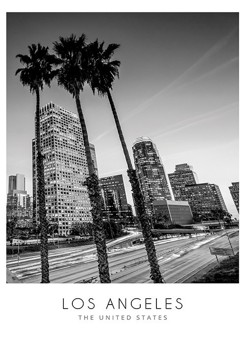 Αφίσα Poster Ουρανοξύστες στο Λος Άντζελες