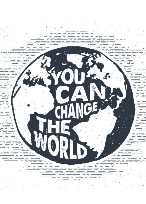 Αφίσα Poster You can change the world