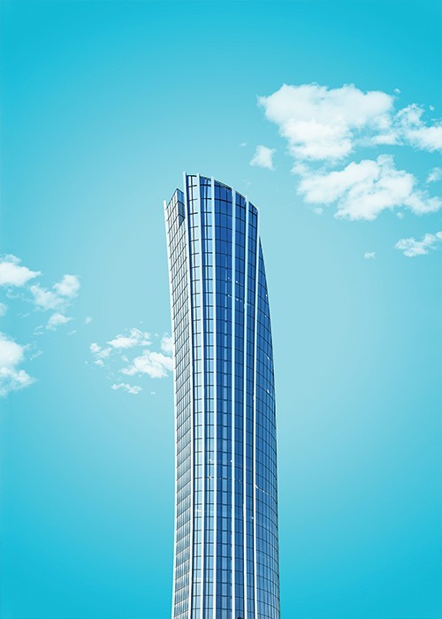 Αφίσα Poster Μοντέρνος ουρανοξύστης