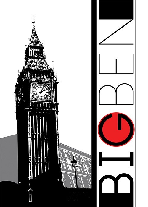 Αφίσα Poster Modern Big Ben