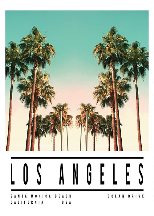 Αφίσα Poster Los Angeles Santa Monica Beach