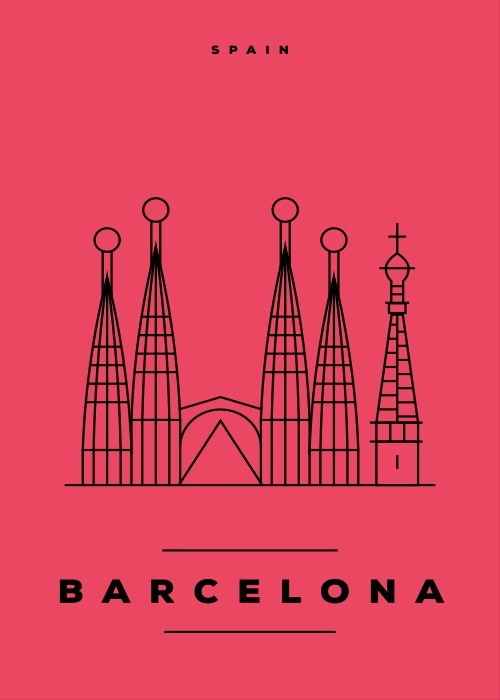 Αφίσα Poster Καθεδρικός Ναός της Βαρκελώνης
