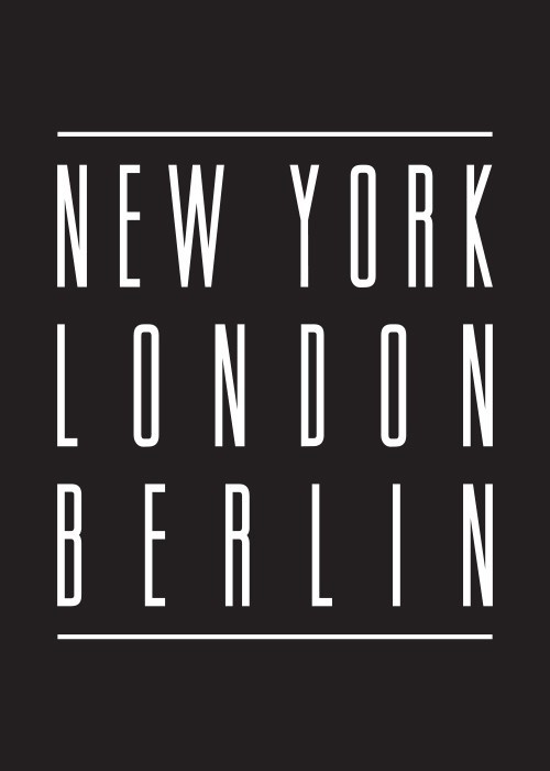 Αφίσα Poster New York London Berlin