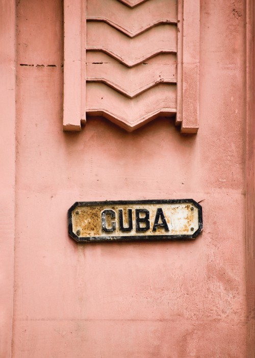Αφίσα Poster Pink Cuba