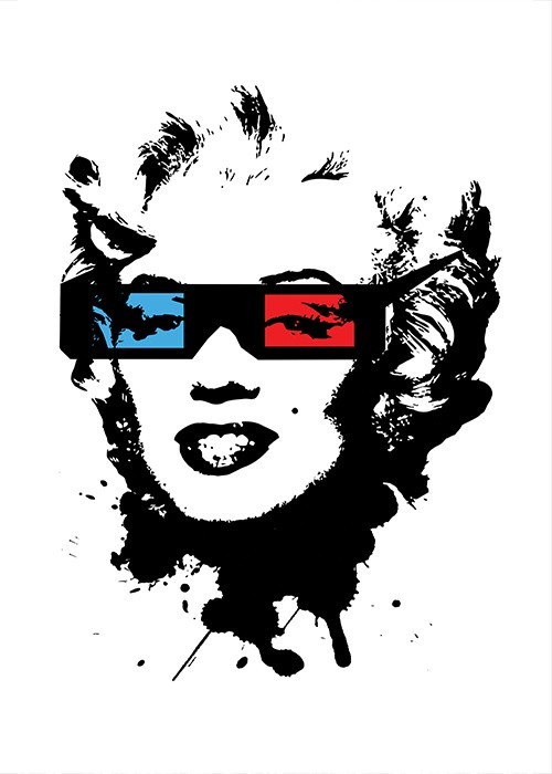  Αφίσα Poster Marilyn Monroe sunglasses