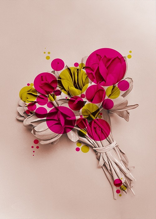 Αφίσα Poster Πίνακας με λουλούδια