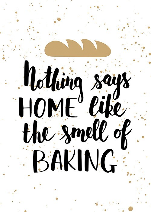 Αφίσα Poster Smell of baking