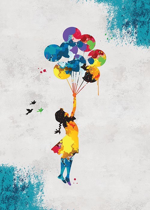 Αφίσα Poster Ballon girl 