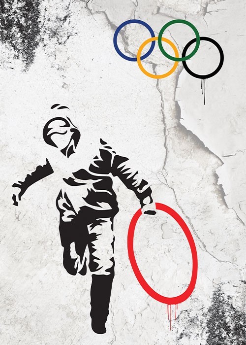 Αφίσα Poster Olympic rings 