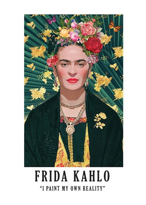 Αφίσα Poster Floral self portrait