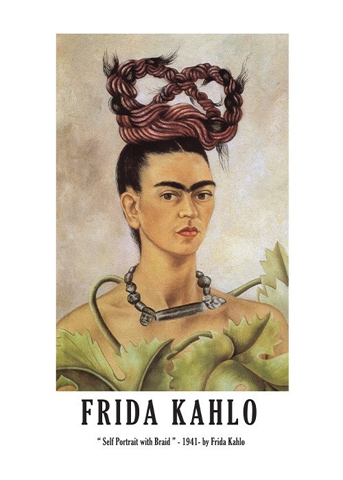 Αφίσα Poster Self portrait with braid 
