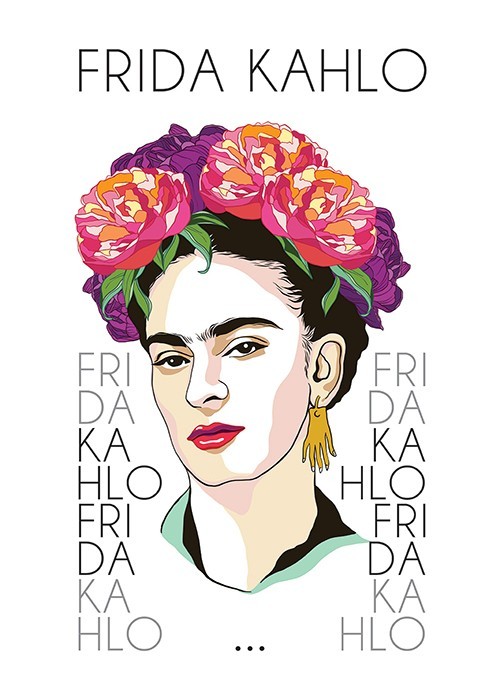 Αφίσα Poster Portrait of Frida Khalo