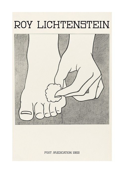 Αφίσα Poster Foot medication