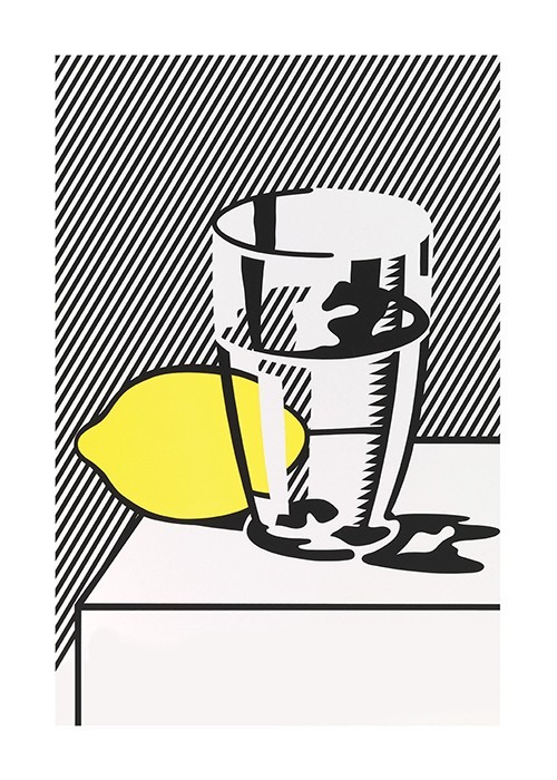 Αφίσα Poster Glass and Lemon