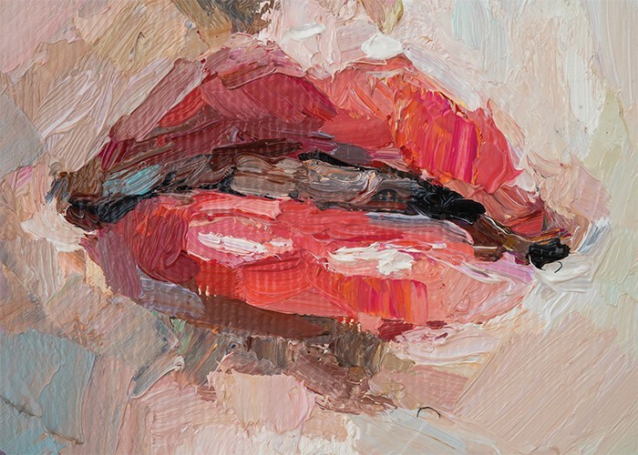  Αφίσα Poster Γυναικεία χείλη