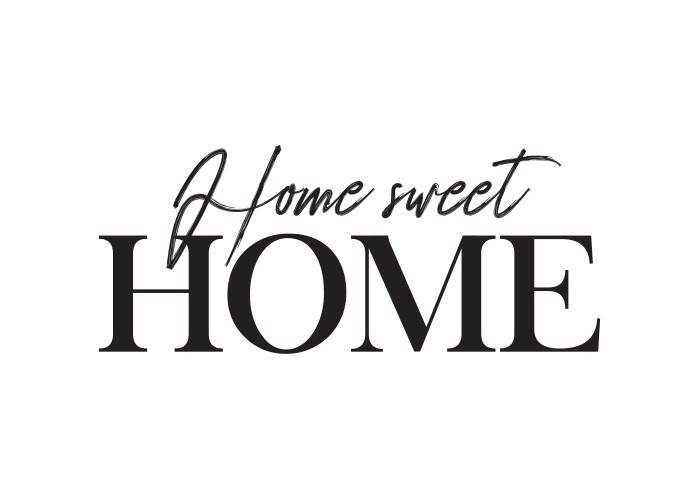 Αφίσα Poster Home sweet home