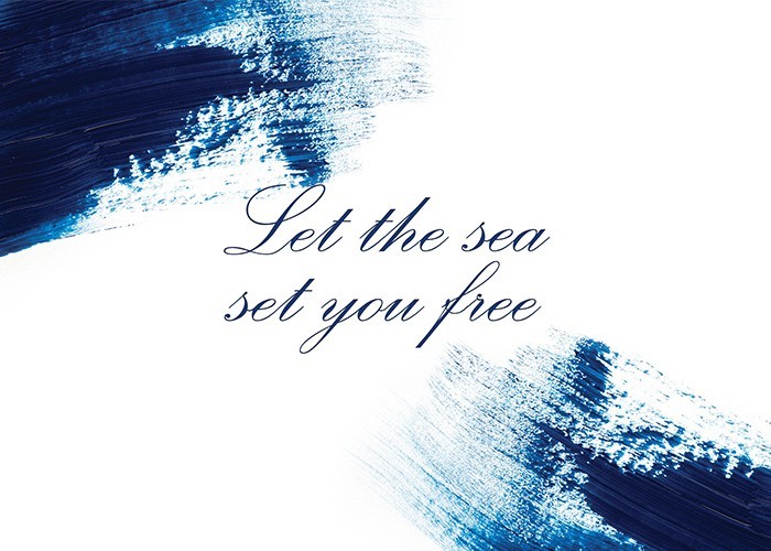 Αφίσα Poster Let the sea set you free