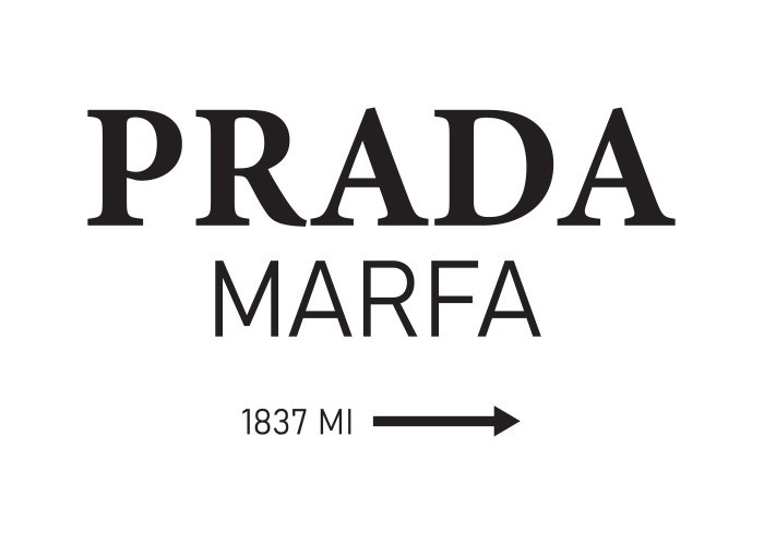 Αφίσα Poster Prada marfa