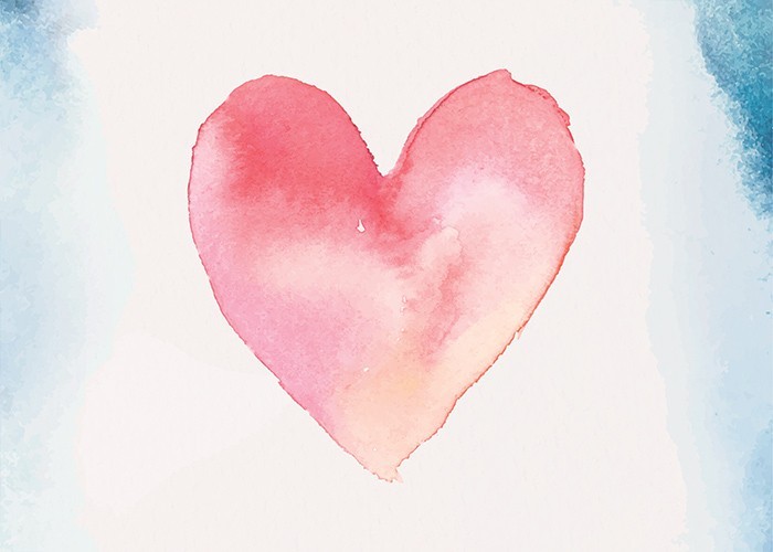 Αφίσα Poster Ροζ καρδιά