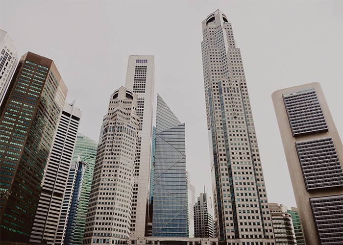 Αφίσα Poster Ουρανοξύστες της Σινγκαπούρη