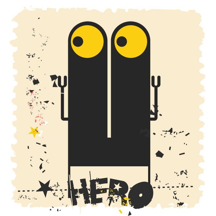 Αφίσα Poster Hero: yellow eyes