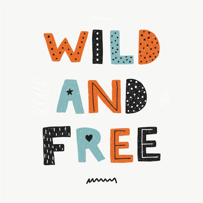 Αφίσα Poster Wild and free