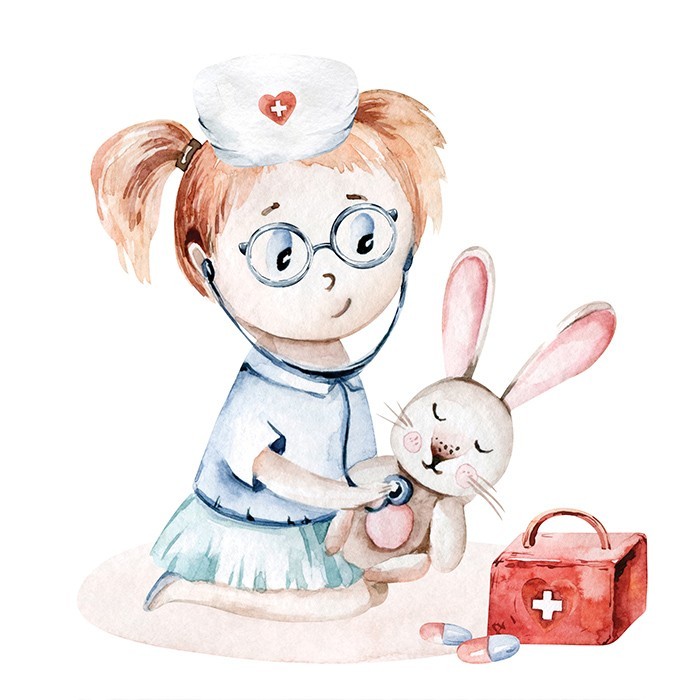 Αφίσα Poster Κοριτσάκι γιατρός 