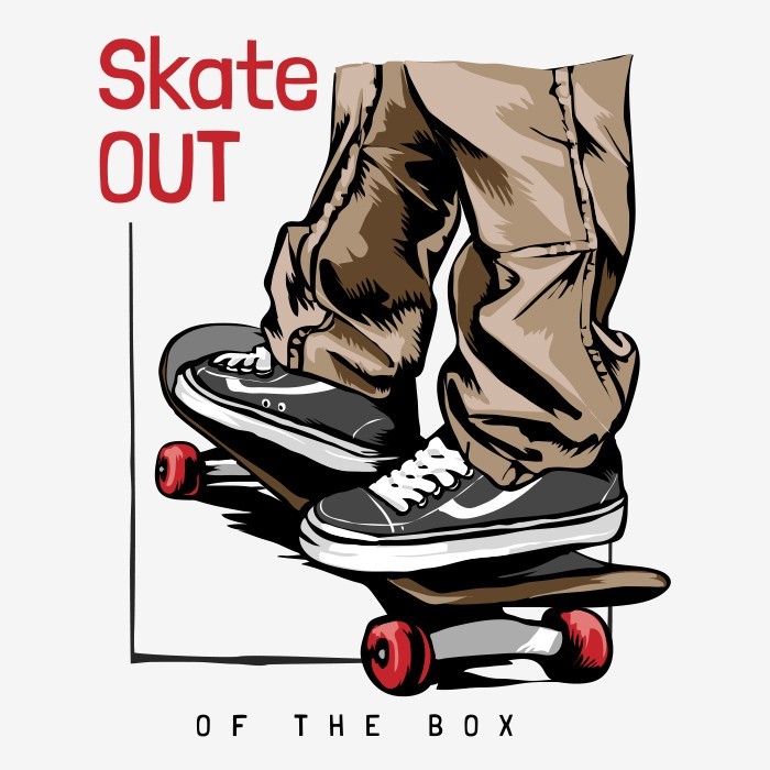 Αφίσα Poster Αγόρι με skateboard