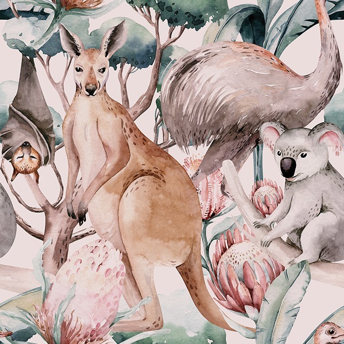Αφίσα Poster Ζώα της Αυστραλίας