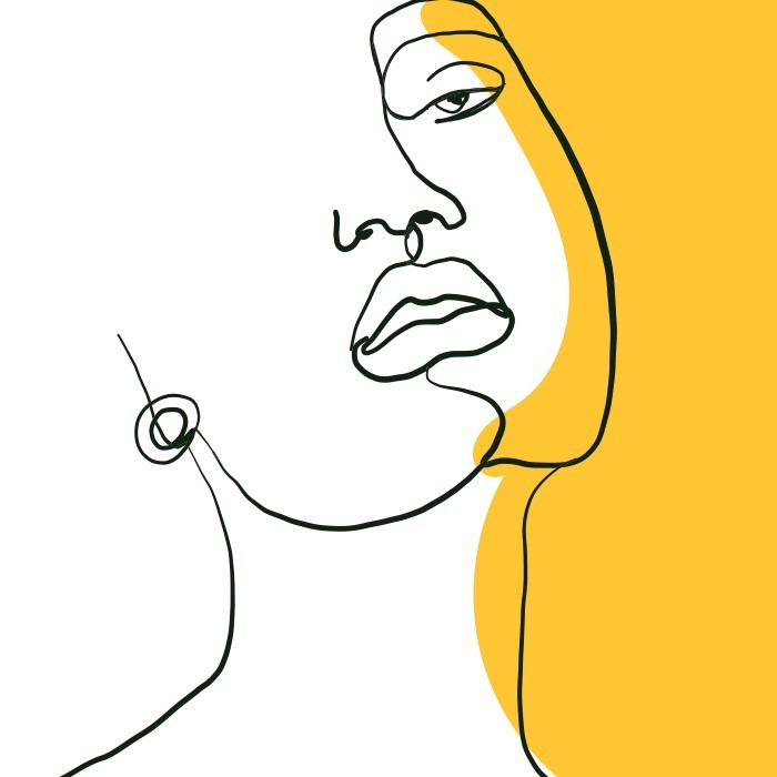  Αφίσα Poster White & yellow face