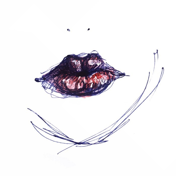  Αφίσα Poster Γυναικεία χείλη