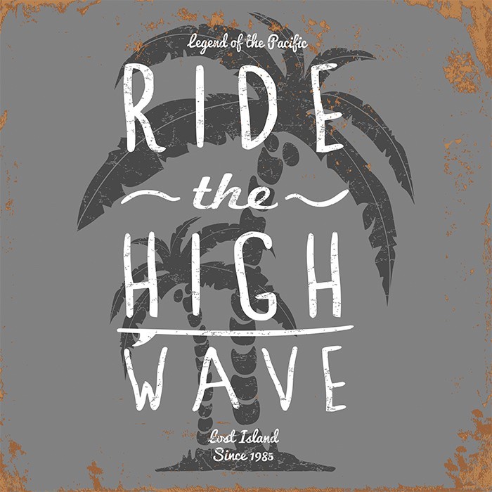 Αφίσα Poster Ride the high wave