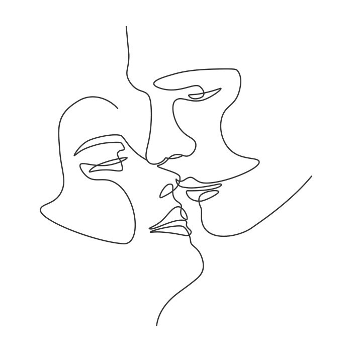  Αφίσα Poster Το φιλί