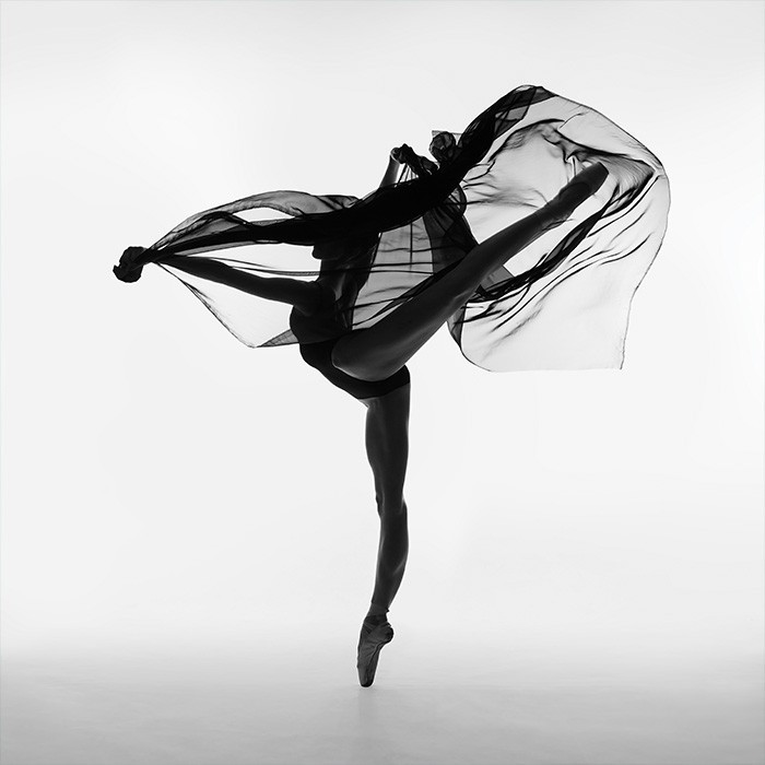 Αφίσα Poster Χορεύτρια με μαύρο τούλι