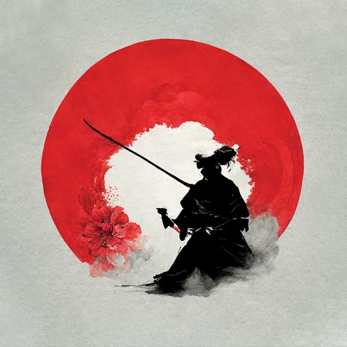 Αφίσα Poster Blood sun samurai