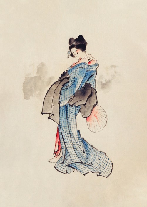 Αφίσα Poster Japanese woman